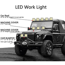 Load image into Gallery viewer, 1Pc 48W Car Light 12V LED 4X4 Headlight Offroad Work Light Bar Tractor Spotlights For SUV ATV Motorcycle Truck
