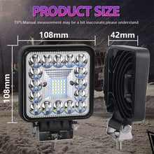 Load image into Gallery viewer, 1Pc 4inch Car 123W LED Bar Offroad 9-36V 4X4 Spotlight Work Light Bar For Truck Tractor SUV ATV LED Headlights
