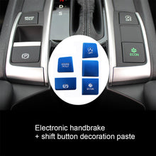 Load image into Gallery viewer, 11Pcs Electronic Handbrake Patch Central Control Panel Sticker Decoration Modification Accessories Supplies For Honda Civic 10th 2016 - 2021
