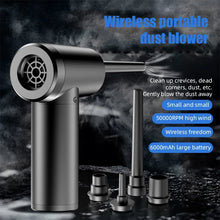 Load image into Gallery viewer, Wireless Air Duster Dust Blowing Gun USB Compressed Air Blower Cleaning For Computer Laptop Keyboard Camera Cleaning
