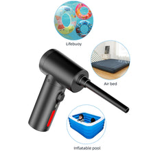 Load image into Gallery viewer, Wireless Air Duster Dust Blowing Gun USB Compressed Air Blower Cleaning For Computer Laptop Keyboard Camera Cleaning
