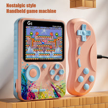 Load image into Gallery viewer, 500 Games Mini Handheld Video Game Console Retro Portable 3.5-inch Screen LCD Kids Color Student Card Machine Two Roles Gamepad
