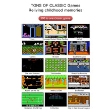 Load image into Gallery viewer, 500 Games Mini Handheld Video Game Console Retro Portable 3.5-inch Screen LCD Kids Color Student Card Machine Two Roles Gamepad

