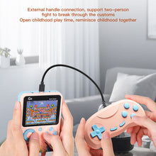 Load image into Gallery viewer, 500 Games Mini Handheld Video Game Console Retro Portable 3.5-inch Screen LCD Kids Color Student Card Machine Two Roles Gamepad
