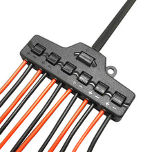 Load image into Gallery viewer, 1 In 6 Out Line Splitter Quick Connect Low Voltage Wire Splitter Distribution Block For Lighting Led Strip Connection Terminal
