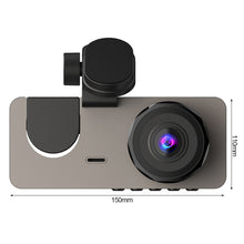 Load image into Gallery viewer, 3-Lens 1080P 2.0inch Car DVR HDInside Vehicle Dash CamThree Way Camera DVRs Recorder Video Registrator Dashcam Camcorder

