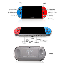 Load image into Gallery viewer, X12 Plus Handheld Game Console 5.1''/7.1'' Portable Video Game HD Screen Retro Game Console for NES/GBA Built-in 10000 Games

