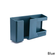 Load image into Gallery viewer, Wall-mounted Storage Box Punch-free Mobile Phone Charging Holder Remote Control Organizer Multifunction Wall Debris Rack Bedside Container
