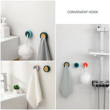 Load image into Gallery viewer, Circular Towel Storage Rack Adhesive Towel Holder Wash Cloth Clip Free Punch Wall Hanger Storage Bathroom Organizer Kitchen Accessories
