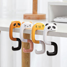 Load image into Gallery viewer, Cute Animal Hook Portable Handbag Holder Free Punching Purse Hanger Removable Decorative Table Hooks Wall Hangers Side Hooks Bathroom Room Clothes Sundries Rack
