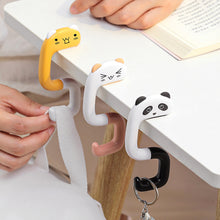 Load image into Gallery viewer, Cute Animal Hook Portable Handbag Holder Free Punching Purse Hanger Removable Decorative Table Hooks Wall Hangers Side Hooks Bathroom Room Clothes Sundries Rack
