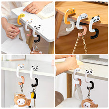 Load image into Gallery viewer, Cute Animal Hook Portable Handbag Holder Free Punching Purse Hanger Removable Decorative Table Hooks Wall Hangers Side Hooks Bathroom Room Clothes Sundries Rack
