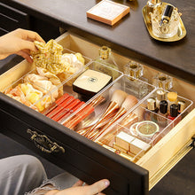 Load image into Gallery viewer, Acrylic Makeup Layered Storage Box Finishing Grid for Cosmetic Jewelry Lipstick Organizer Dressing Table Desktop Drawer Compartment Display Boxes

