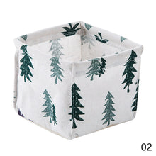Load image into Gallery viewer, Desktop Storage Box Cotton Linen Fabric Sundries Storage Boxes Foldable Office Stationery Storage Basket CosmeticOrganizer
