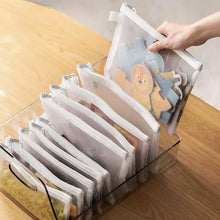 Load image into Gallery viewer, A4 A5 A6 Document Bag Transparent File Folders Convenient Clear Nylon Mesh Storage Bag with Zipper Stationery Organizer School Supplies
