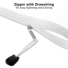 Load image into Gallery viewer, A4 A5 A6 Document Bag Transparent File Folders Convenient Clear Nylon Mesh Storage Bag with Zipper Stationery Organizer School Supplies
