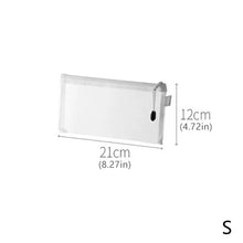 Load image into Gallery viewer, A4 A5 A6 Document Bag Transparent File Folders Convenient Clear Nylon Mesh Storage Bag with Zipper Stationery Organizer School Supplies
