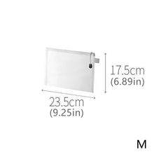 Load image into Gallery viewer, A4 A5 A6 Document Bag Transparent File Folders Convenient Clear Nylon Mesh Storage Bag with Zipper Stationery Organizer School Supplies
