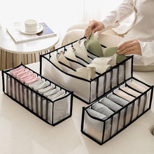 Load image into Gallery viewer, Underwear Organizer Foldable Closet Divider Storage Box Clothing Organization Drawer Separator for Socks Shorts Bra T-shirt
