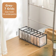 Load image into Gallery viewer, Underwear Organizer Foldable Closet Divider Storage Box Clothing Organization Drawer Separator for Socks Shorts Bra T-shirt
