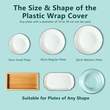Load image into Gallery viewer, 100pcs Disposable Food Cover Elastic Food Lids Plastic Wrap For Fruit Bowl Cups Kitchen Storage Fresh Keeping Saver Bag Dustproof Leftovers Covers Shower Cap

