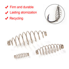 Load image into Gallery viewer, 50/100pcs Fishing Spring Feeder Cage Carp Hair Rig Combi Rigs Floating Feeder Accessory Stops S M L Carp Fishing Tackle

