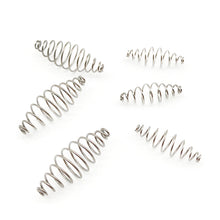 Load image into Gallery viewer, 50/100pcs Fishing Spring Feeder Cage Carp Hair Rig Combi Rigs Floating Feeder Accessory Stops S M L Carp Fishing Tackle
