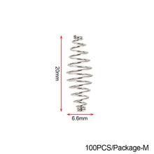 Load image into Gallery viewer, 50/100pcs Fishing Spring Feeder Cage Carp Hair Rig Combi Rigs Floating Feeder Accessory Stops S M L Carp Fishing Tackle
