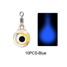 Load image into Gallery viewer, 10/20Pcs Mini Fishing Lure Light LED Deep Drop Underwater Eye Shape Fishing Squid Fishing Bait Luminous Lure for Attracting Fish
