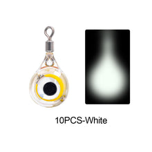 Load image into Gallery viewer, 10/20Pcs Mini Fishing Lure Light LED Deep Drop Underwater Eye Shape Fishing Squid Fishing Bait Luminous Lure for Attracting Fish
