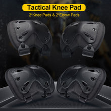 Load image into Gallery viewer, Military Tactical Knee Pad Elbow CS Protector Army Airsoft Outdoor Sport Hunting Kneepad Safety Gear Knee Protective Pads
