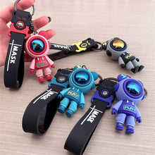 Load image into Gallery viewer, Cute Cartoon Lightning Bear Keychain Astronaut Bear Doll Keyring Bag Pendant Couple Car Keyholder Creative Bag Charm Accessories
