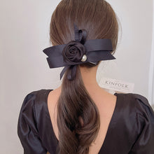 Load image into Gallery viewer, Personalized Korean Super Fairy Mesh Flower Feather Clip Fashionable Clamp Back Head Plate Hair Shark Hairpin Apparel Accessories
