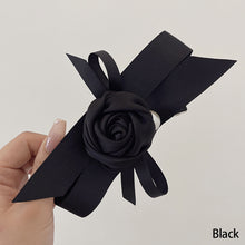 Load image into Gallery viewer, Personalized Korean Super Fairy Mesh Flower Feather Clip Fashionable Clamp Back Head Plate Hair Shark Hairpin Apparel Accessories
