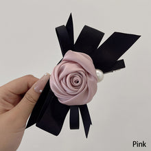Load image into Gallery viewer, Personalized Korean Super Fairy Mesh Flower Feather Clip Fashionable Clamp Back Head Plate Hair Shark Hairpin Apparel Accessories
