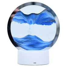 Load image into Gallery viewer, LED Sandscape Lamp Moving Sand Art Frame USB Touch Switch Light Color Changing 3D Night Light Hourglass Light Gifts Decoration Night Light
