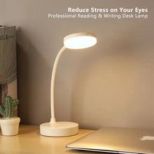 Load image into Gallery viewer, USB Rechargeable Table Lamp Eyes Protection Touch Dimmable LED Light Student Dormitory Bedroom Reading Desk Lamp
