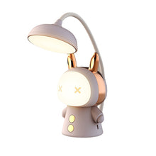 Load image into Gallery viewer, Cartoon USB Rechargeable Table Lamp Dual Light LED Lamp Student Kids Bedroom Reading Desk Lamp Night Light
