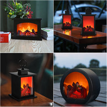 Load image into Gallery viewer, Christmas Simulation Fireplace LED Flame Lamps Simulated Fireplace Flame Night Lights USB Lamp For Home Party Living Room Decor
