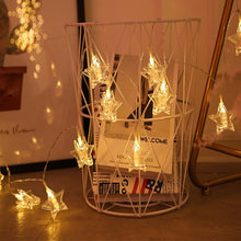 Load image into Gallery viewer, Heart/Star Photo Clip LED String Lights Christmas Valentine's Day Decoration Fairy Lights String Party Room Decoration Wall Lights Garland
