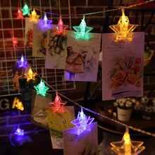 Load image into Gallery viewer, Heart/Star Photo Clip LED String Lights Christmas Valentine's Day Decoration Fairy Lights String Party Room Decoration Wall Lights Garland
