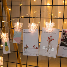 Load image into Gallery viewer, Butterfly Photo Clip LED String Lights Christmas Valentine's Day Decoration Fairy Lights String Party Room Decoration Wall Lights Garland
