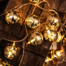 Load image into Gallery viewer, Christmas Flickering Light String Battery USB Red Green Star Ball String Lights Home Party Decor Lights Garland
