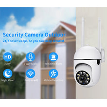 Load image into Gallery viewer, 1080P Dual Band Wireless WIFI Full Color PTZ IP Camera 360 Degree Outdoor Night Vision Surveillance Security Dome Camera
