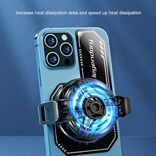 Load image into Gallery viewer, Cell Phone Cooler Plate Radiator Magnetic Radiating Sticker for Game Cooling Fans Heat Sink For IPhone/Samsung/Xiaomi

