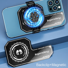 Load image into Gallery viewer, Cell Phone Cooler Plate Radiator Magnetic Radiating Sticker for Game Cooling Fans Heat Sink For IPhone/Samsung/Xiaomi
