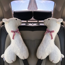 Load image into Gallery viewer, Car Giraffe Seat Belt Pillow Shoulder Pads Pillow Neck Cartoon Cover
