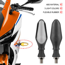 Load image into Gallery viewer, Pair 12V Motorcycle LED Signal Lights Brake Turn Light Light Flowing Lamp Indicator Taillight
