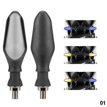 Load image into Gallery viewer, Pair 12V Motorcycle LED Signal Lights Brake Turn Light Light Flowing Lamp Indicator Taillight
