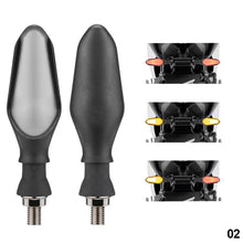 Load image into Gallery viewer, Pair 12V Motorcycle LED Signal Lights Brake Turn Light Light Flowing Lamp Indicator Taillight
